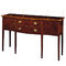 Vintage Wooden Top Drawers half round console table Sideboard Cabinet for Living Room Furniture supplier