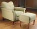 Heart Shape Back Cushion Leisure Chair Ottoman For Living Room supplier