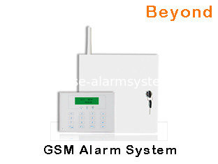 China LCD Metal Case GSM Engineering security Alarm System with 16 Wired zones 31 Wireless zones supplier