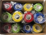 2.5cm*4.5m Non-woven fabric cohesive bandage paw printed tape vet tape wrap horse wrap bandage not sticky to hair & skin