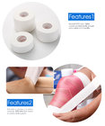 2017 hot selling 100% cotton athletic sports tape white color 3.8cm*13.7m soft and confortable high tensile strenth