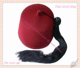 Fez wool cap / Turkish Wool Cap / Turkish Cap / Fez cap / Size: 55#,56#,57#,58#,59#,60#,61#,62#