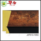 J07513 series Hualun Guanse Custom Plastic Photo Frame Mouldings,Scoop Shape Polystyrene PS Moulding for Framing