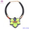 Factory direct imitation jewelry flower statement necklace supplier