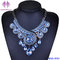 Women Fashion Spiral rhinestone Necklaces Pendants Vintage color crystal jewelry supplier