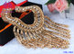 Fashion Jewelry Elegant Design Filled Fish Scale Pendant Necklace Collar Clavicle Chain Bib Statement Necklace supplier