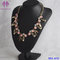 Fashion Handmade Elegant Sweet Crystal Flower Waterdrop Pendant Gemstone Necklace supplier