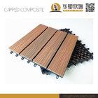 Mix color capped wood plastic composite deck tile 30S30