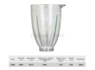 manufacture great quality Glass Blender jug /cup without handle vaso de vidrio A101
