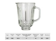 kitchen appliances Household Blender Replacement Glass Jar vaso de vidrio A57