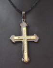 Dark Knight domineering titanium steel cross pendant necklace personalized jewelrySZJ-8008
