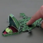 DIY Paper Toys Origami Toys Creative Cartoon Animal  Wolf  Dog Origami Paper Toys Organ Bounce Explosion  Origami Toys