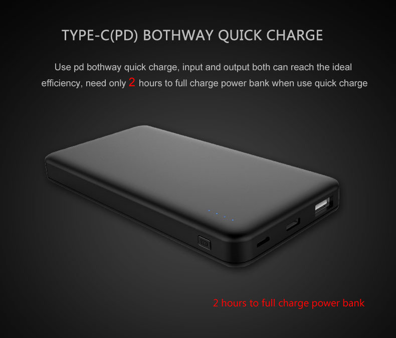 Waterproof IP64 PD 18W cheap price 10000mAh powerbanks fast charge QC3.0 supplier