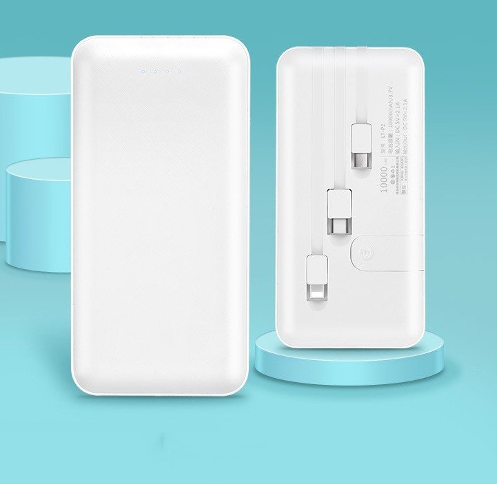 Power Bank with Type C,lightning,Micro Cable 8000mah,10000mah,20000mah with holder supplier