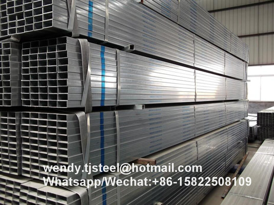 75x75mm Building material bs1387 Hot Dip Galvanized Square Steel Pipes