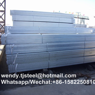 zinc 40g-60g hot dipped galvanized square pipe for fence post in China
