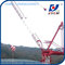 6tons QTD2520 Luffing Jib Crane Feature Tower Crane 25m Jib Tower Crane