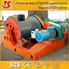 China 1-65ton Electric Single And Double Drum Wire Rope Winch supplier