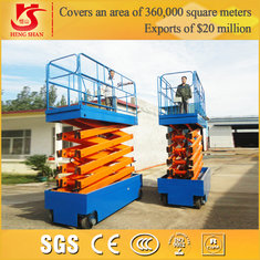 China 4 wheels battery power mobile work platform with Factory price supplier
