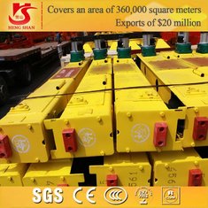 China 10ton Double girder overhead crane end carriage supplier