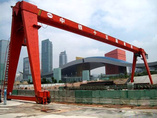 China 1- 32 ton MH model rail mounted single girder gantry crane with elctric hoist supplier