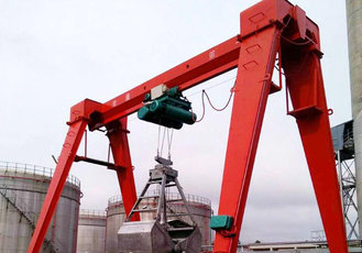 China MZ 5-10 ton Double Beam Gantry Grab Crane supplier