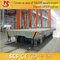 Industrial Rail Mounted Large Cpacity Battery Powered Steel Track Flat Dolly supplier
