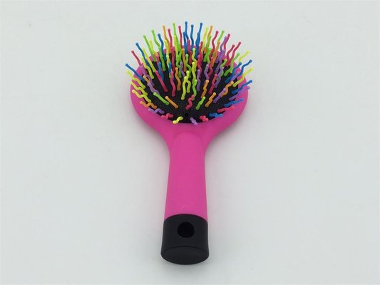 China Plastic hair brush with mirror Plastic color hair brush supplier