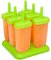 Hot sale 6pieces china huangyan Popsicle molds/ ice pop maker/Ice mold/Ice tray/ Popsicle maker supplier