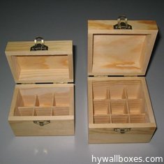 China Wooden gift box, esstential oil bottle wood packing box, custom desgin is welcomed supplier