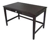 Simple dark finish 1-drawer Wooden HPL top writing desk for hotel bedroom furniture,hospitality casegoods