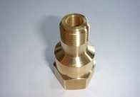 Custom design machining brass part  with shiny gold plating finish