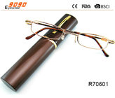 Unisex Super Light Metal frame Reading Glasses With Aluminum alloy tube Box