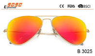 RB3025 Aviator sunglasses, classic fashion sunglasses