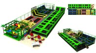 332 M2 Indoor Trampoline Park Kid Ninja Warrior Obstacle Course/ Adults Indoor Playground