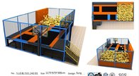 78M2 Gym Fitness Indoor Jump Park/ Body Building Trampoline Park /Popular Used in Amercian Indoor Trampoline