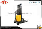 China 1500kgs Dual Mast Semi Electric Hand Pallet Stacker for Material Handling distributor