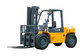 8 tonne diesel heavy duty forklifts with Pneumatic / durable tyres supplier