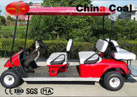 China PP Welded Steel 6 Seater Golf Carts Electric With Double Coating distributor