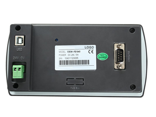 China High Speed 4.3 Inch Industrial Touch Screen HMI With Isolated Transformer / USB Port supplier