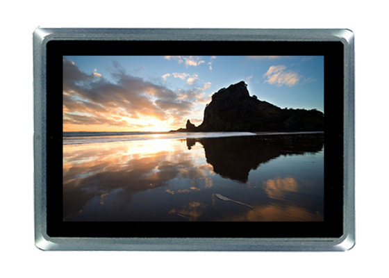 China 7 Inch TFT Capacitive Touchscreen HMI With Aluminum Shell Supporting Audio Port supplier