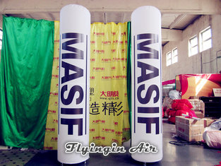 Customized White Printing Inflatable Column with Logo for Advertisement