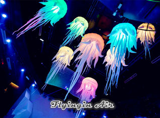 Inflatable Lighting Jellyfish with Changing Color Led Light for Party Night Supplies