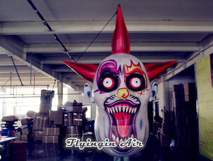 Hanging Inflatable Ghoul Mask, Inflatable Ghoul Head for Halloween Party