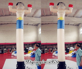 4m Height Sky Dancer Inflatable Boxing Guy for Outdoor Advertisement