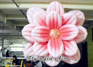 3m Hanging Inflatable Flower for Exhibition and Stage Decoration