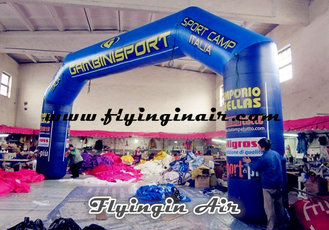 14m Giant Blue Inflatable Arch for Outdoor Advertisement and Events