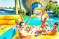 Customized Pvc Inflatable Water Floating Ring for Water Party Game