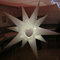 Hanging Inflatable Star with LED Lights for Party and Wedding Decoration