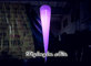 3m Hanging Party and Wedding Decoration Inflatable Light Cone for Dinner Night